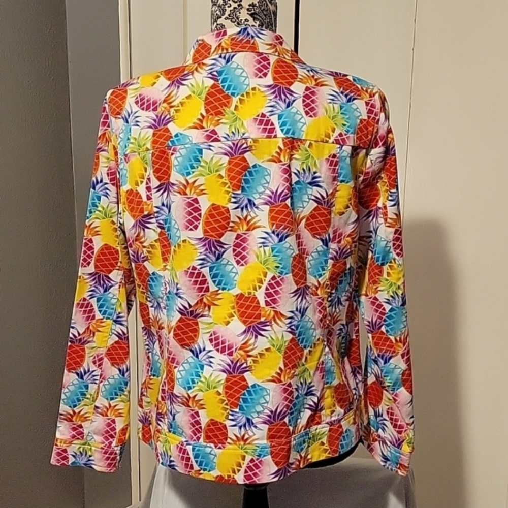Attyre Pineapple Button Down Jacket - image 4